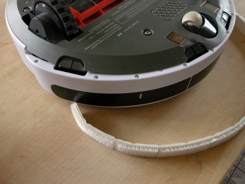 Installing the Soft Bumper onto a Roomba